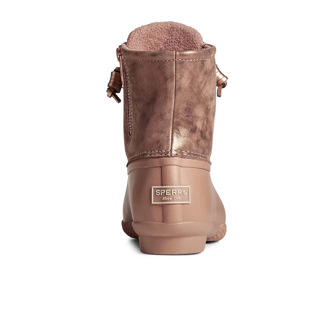 Sperry - Women's Saltwater Shimmer Metallic Leather Duck Boots (STS87983) - Image 4